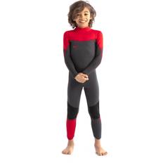 Junior Våtdräkter JoBe 2023 Junior Boston 3/2mm Back Zip Wetsuit Red