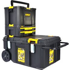Dewalt TSTAK Rolling Tool Chest, Shallow Drawer Tool Box & Open Tote