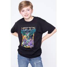 ROCK OFF XX-Large 13/14 Yrs Mastodon Kids T Shirt Space Owl Band Logo new Black Ages 5-14 yrs