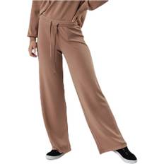 Pieces Woman Trousers Pieces Rise Mw Wide Pant Lounge - Red