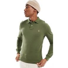 Polo Ralph Lauren Slim Fit Long Sleeve Dark Sage Grün Grösse: