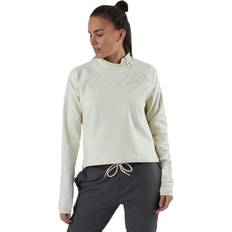 Hummel Dame Gensere Hummel Flew Short Sweatshirt White/Grey, Female, Tøj, Skjorter, Fodbold, Hvid/Grå