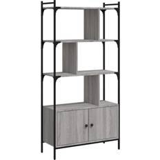 VidaXL Book Shelves vidaXL grey sonoma, Engineered Book Shelf