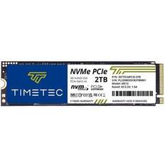 TIMETEC 2TB SSD NVMe PCIe Gen3x4 8Gb/s M.2 2280 3D NAND 1800TBW High Performance Read/Write Speed Up to 3, 400/3, 000 MB/s Internal Solid State Drive