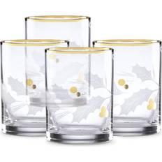 Glass Drink Glasses Lenox Holiday Gold Double Old Fashioned Drink Glass 4