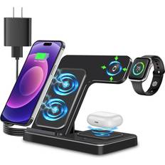 Batteries & Chargers 3 in 1 Wireless Charger Stand