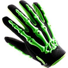 1Storm Motocross Adult Motorcycle BMX MX ATV Dirt Bike Bicycle Skeleton Gloves CE04 Green