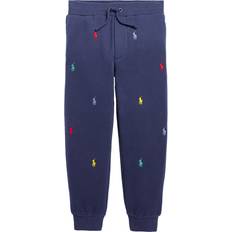 Polo Trousers Children's Clothing Polo Ralph Lauren Navy Kids Logo-embroidery Regular-fit Cotton-jersey Jogging Bottoms 4-14 Years