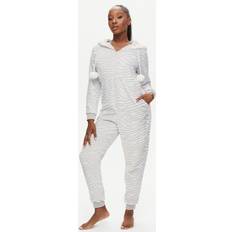 Cebra Ropa Ann Summers Zebra Texture Onesie Grey