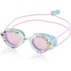 Children Swim Goggles Speedo Unisex-Child Swim Goggles Sunny Ages 3-8, White Hearts/Vermillion