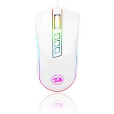 Redragon Datormöss Redragon M711 Cobra Gaming Mouse 16.8 Million RGB 10-000 DPI White