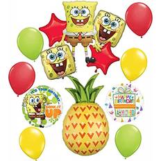 Latex Balloons SpongeBob SquarePants Birthday Party Supplies Pineapple Balloon Bouquet Decorations