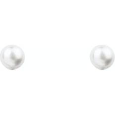 House of Vincent Venus Dot White Earsticks Förgyllt-Silver Sterling 925