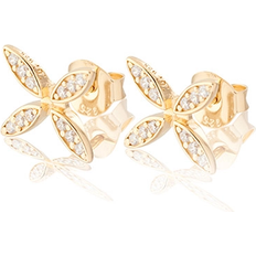 Ellipse Mini Earrings - Gold