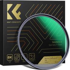 K&F Concept K&F Concept 77mm Black Diffusion 1/8 Filter Mist Soft Glow Diffuser Lens Filters Nano-D Series