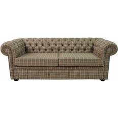 Wool Sofas Green Chesterfield Arnold 3 Sofa