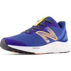 Chaussures Enfant New Balance Kinder Fresh Foam Arishi v4 in Blau/Orange/Weiß Mesh, Größe