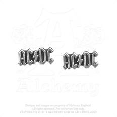 Children Earrings Alchemy Gothic Officially Licensed AC/DC Classic Logo Stud Earrings