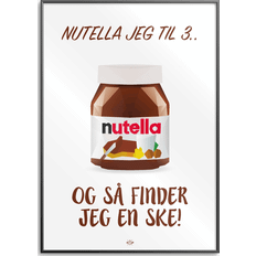 Citatplakat Nutella ind 3 M 50x70 Plakat