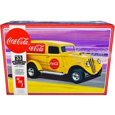 Model Kit Amt Skill 2 Model Kit 1933 Willys Panel Truck "Coca-Cola" 1/25 Scale Model