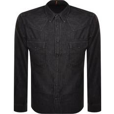 HUGO BOSS Outerwear HUGO BOSS Lebop Denim Overshirt Jacket Black