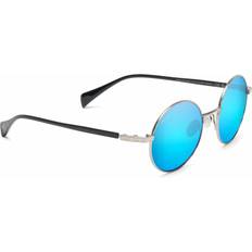 Sunglasses Maui Jim Mokupuni Blue Hawaii Round Unisex Sunglasses - Blue Hawaii