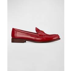 Gold - Women Loafers Tory Burch Women's Perry Loafer Flats Crimson Red