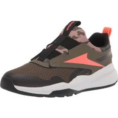 Reebok Boys Running Shoes Reebok Reebok Boy's XT Sprinter Slip On Running Shoe, Army Green/Black/Orange Flare, Little Kid