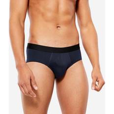 Men - Sportswear Garment Knickers Breathable Running Briefs Dark Blue