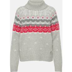 Bogner Samia Fair Isle cashmere sweater grey
