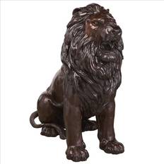 Design Toscano Sentinel Lion Cast Bronze Garden