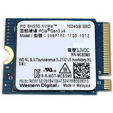 Western Digital 1 TB SSD PC SN530 M.2 2230 PCIe Gen3 x4 NVMe 1024 GB SDBPTPZ-1T00