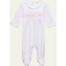 Round Bodysuits Kissy Kissy White Pima Cotton Babygrow White Newborn