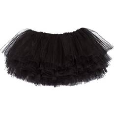 Girls - Nylon Skirts My Lello Big Girls 10-Layer Short Ballet Tulle Tutu Skirt 4T-10yr -Black