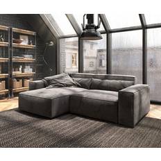 DeLife Sirpio Mikrofaser Khakibraun Sofa