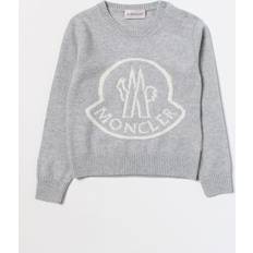 Børnetøj Moncler Enfant Baby Gray Jacquard Sweater P90 12-18M
