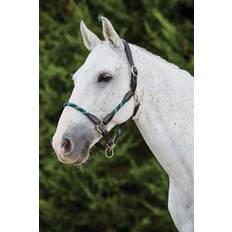 Bruin Halsters & Lijnen Kincade Leather Rope Headcollar Full Hunter