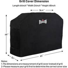 BBQ Accessories 55"-72" Heavy Duty BBQ Grill Cover