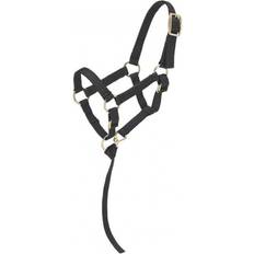 Horse Halters Tough-1 Miniature Nylon Halter Black