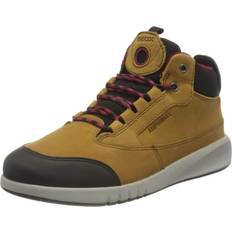 Boys - Leather Trainers Geox Kids Aeranter Leather Trainers honey