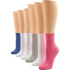 Underwear Hue Women's Mini Crew Sock, Wild Rose Pair Pack, One