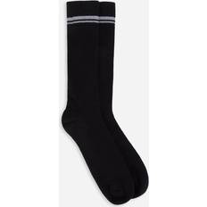 Dolce & Gabbana Men Socks Dolce & Gabbana Men's DG Logo Calf Socks Black Black