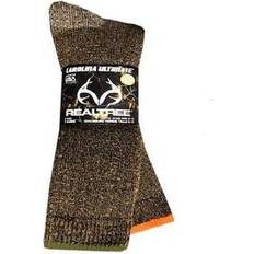 Hunting Underwear RealTree Men's Merino Wool Blend Boot Socks Brown