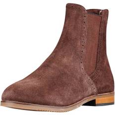 Brune - Dame Ridesko Dublin Womens/Ladies Kalmar SD Suede Paddock Boots 9 UK Chocolate