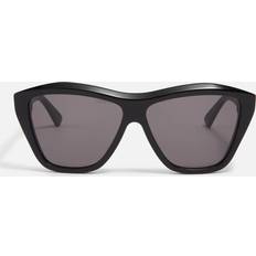 Sunglasses Bottega Veneta Oversized Acetate Black