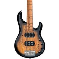 Sterling By Music Man StingRay Ray35HH Natural Burst Satin basse électrique 5 cordes avec housse