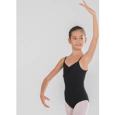 Girls' Ballet Camisole Leotard Black