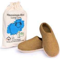 Beige - Unisex Slippers HaussimpleWool Cozy Unisex Indoor Wool Slippers