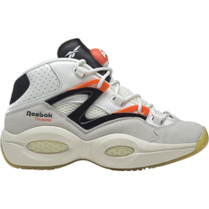 Reebok Shoes Reebok Mens Question Pump Mens Basketball Shoes White/Black/Orange