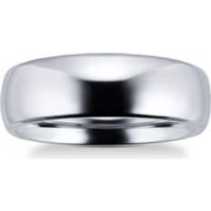 7mm Gents Plain Band Ring In Titanium Ring